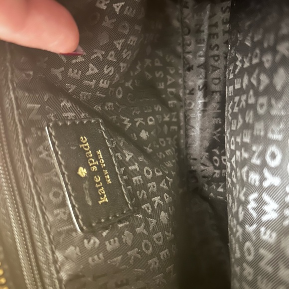 Kate Spade Black and Blue Floral Crossbody Bag - Picture 3 of 8